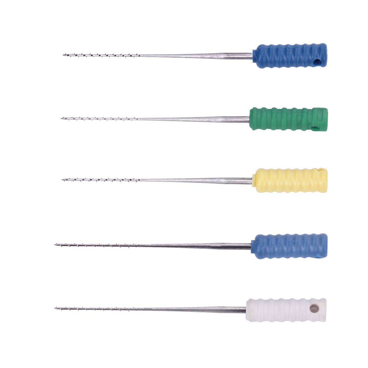 10 Packs Dental Barbed Broaches 25mm Medical Stainless Steel Root Canal Files