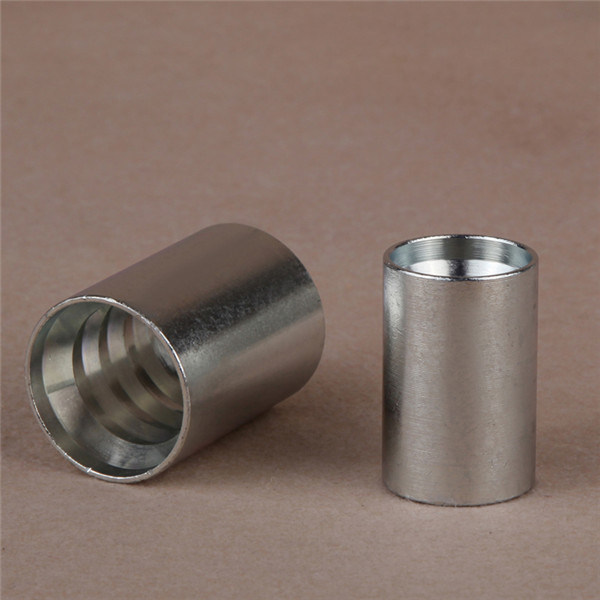 0210-06 3/8″ Carbon Steel 2-Wire Hydraulic Hose End Crimp Ferrule 60pc LOT
