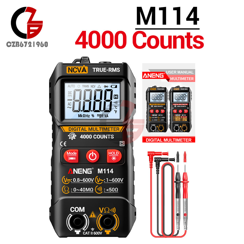 ANENG Digital Multimeter Automatic Voltmeter NCV Resistance Electrician Tester