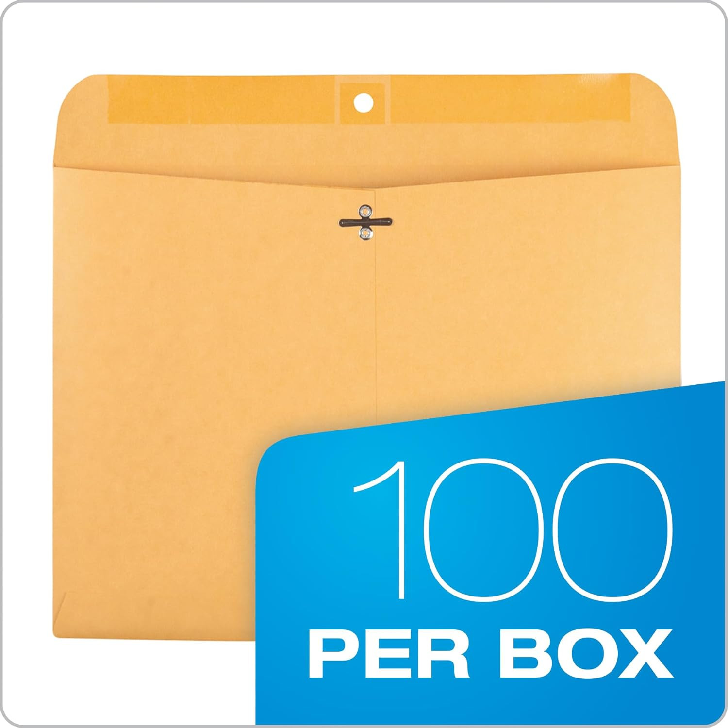 9 X 12 Clasp Envelopes, Deeply Gummed Flaps for Permanent Secure Seal, Great for