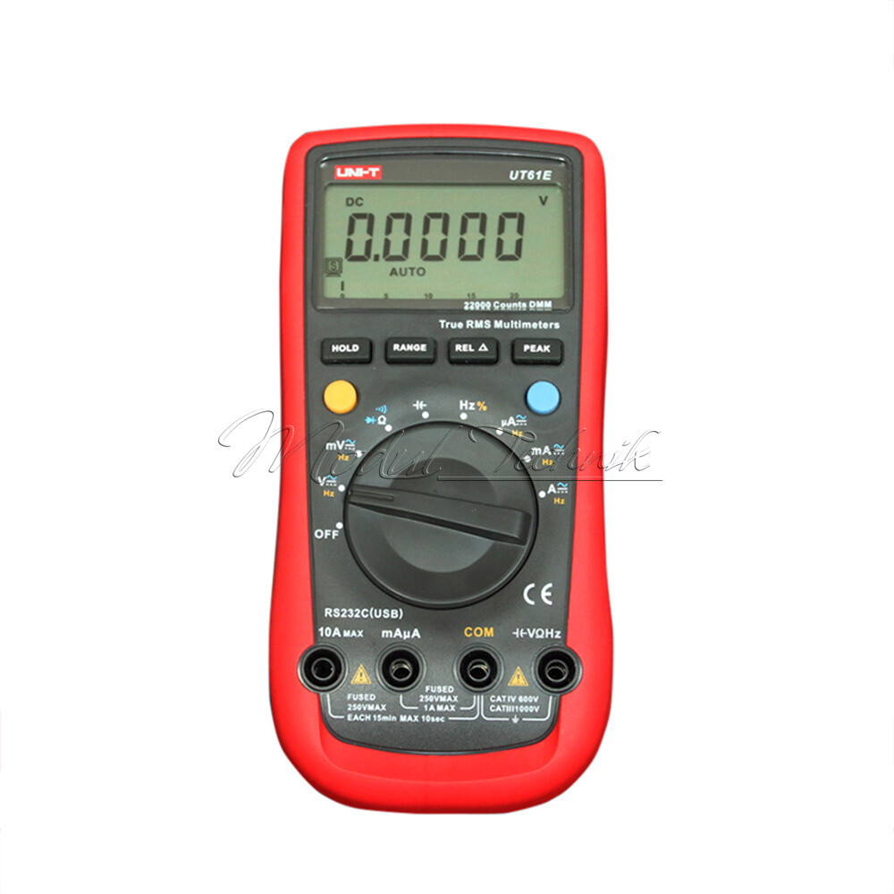 UT61E Digital LCD Multimeter High-Precision Universal AC DC Meter Flameproof-