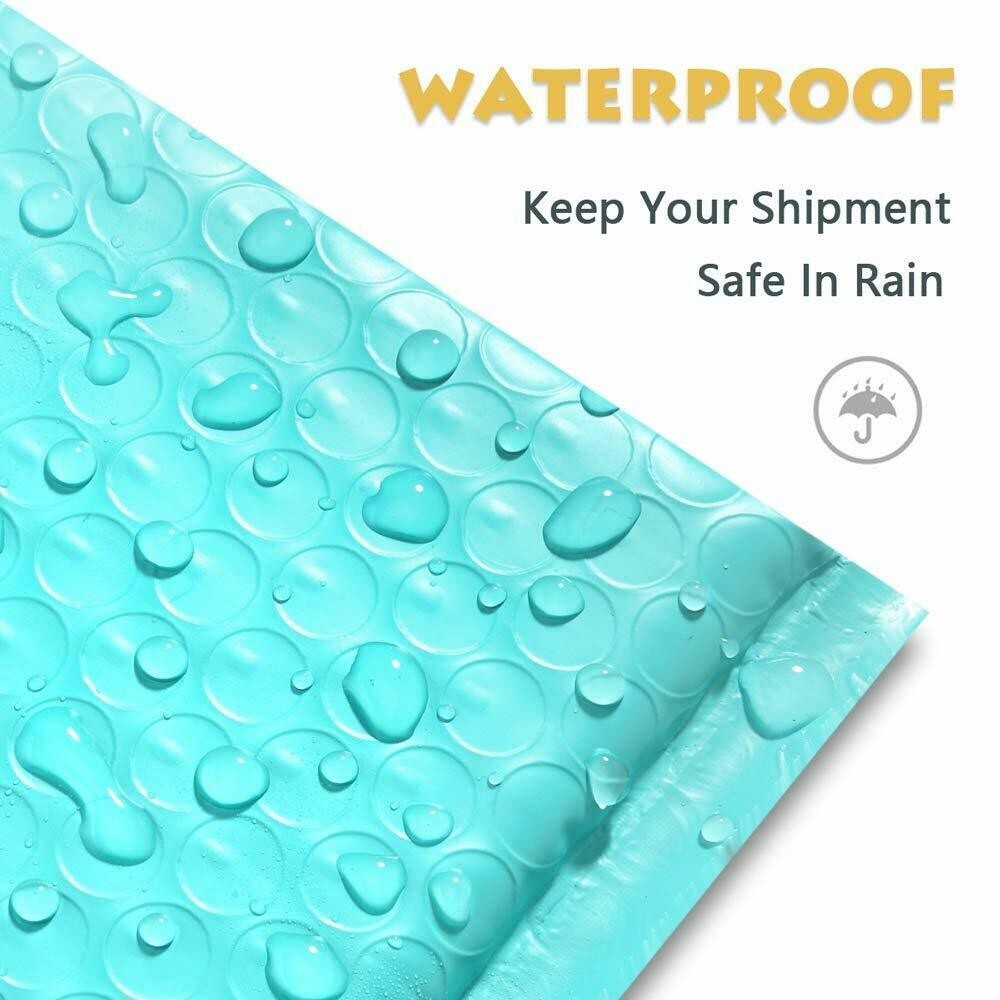 Teal Poly Bubble Mailers Self Seal Padded Shipping Envelopes Bulk 10-500