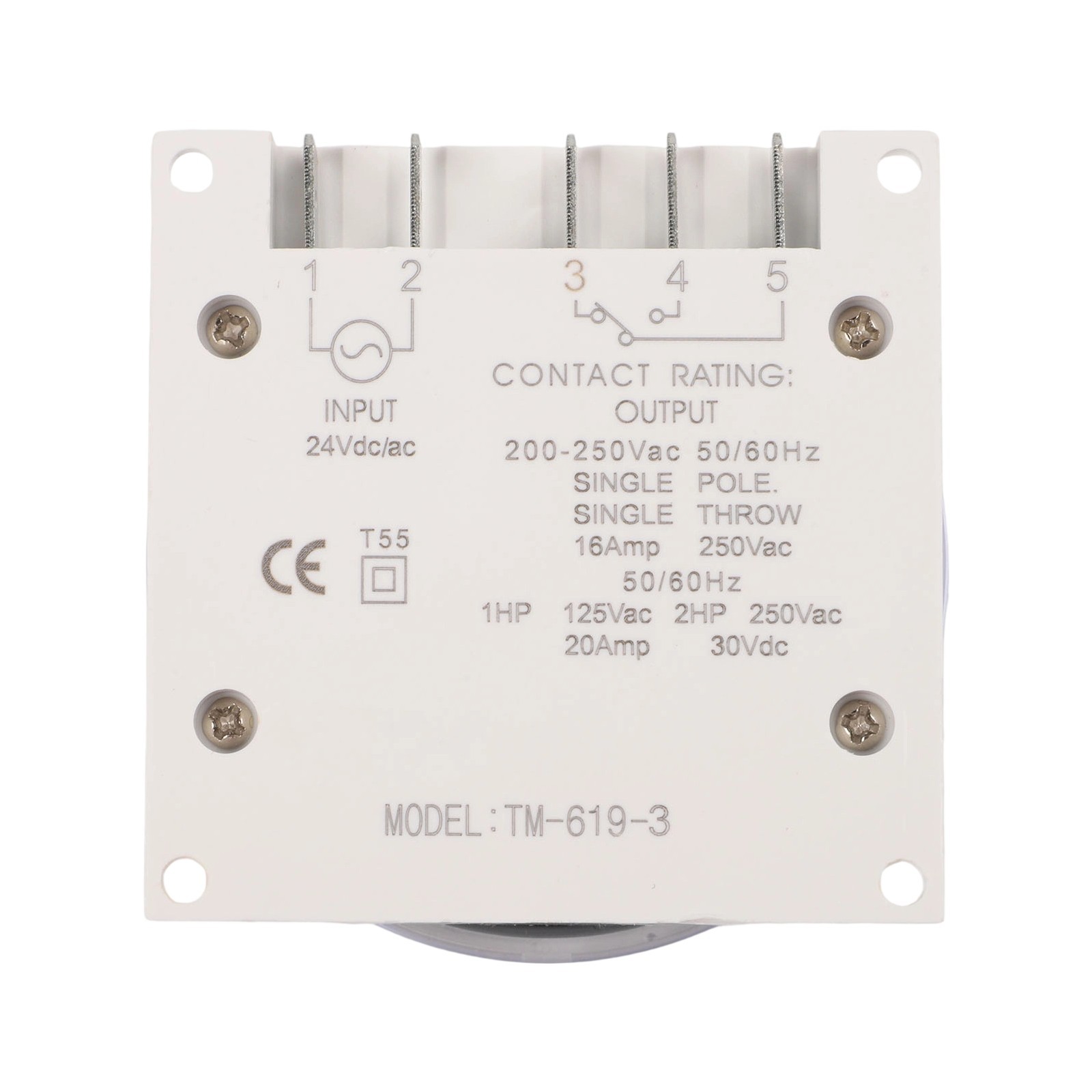 TM619 Digital Weekly Timer with Built In Memory for Power Outage Recovery