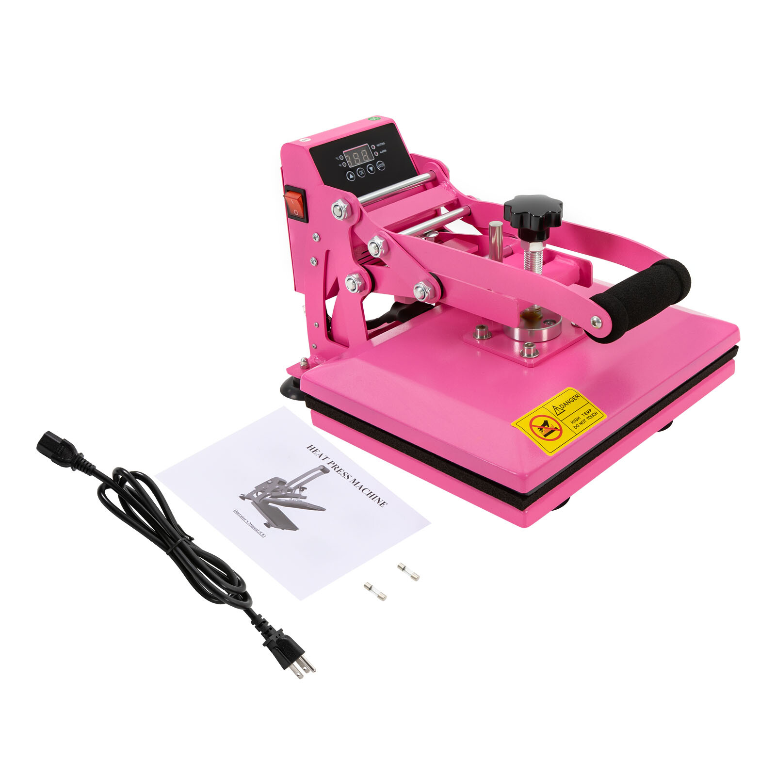 NEW 11.8*9inches Heat Press Machine FOR DIY T Shirts/T Shirt Press Machine Pink