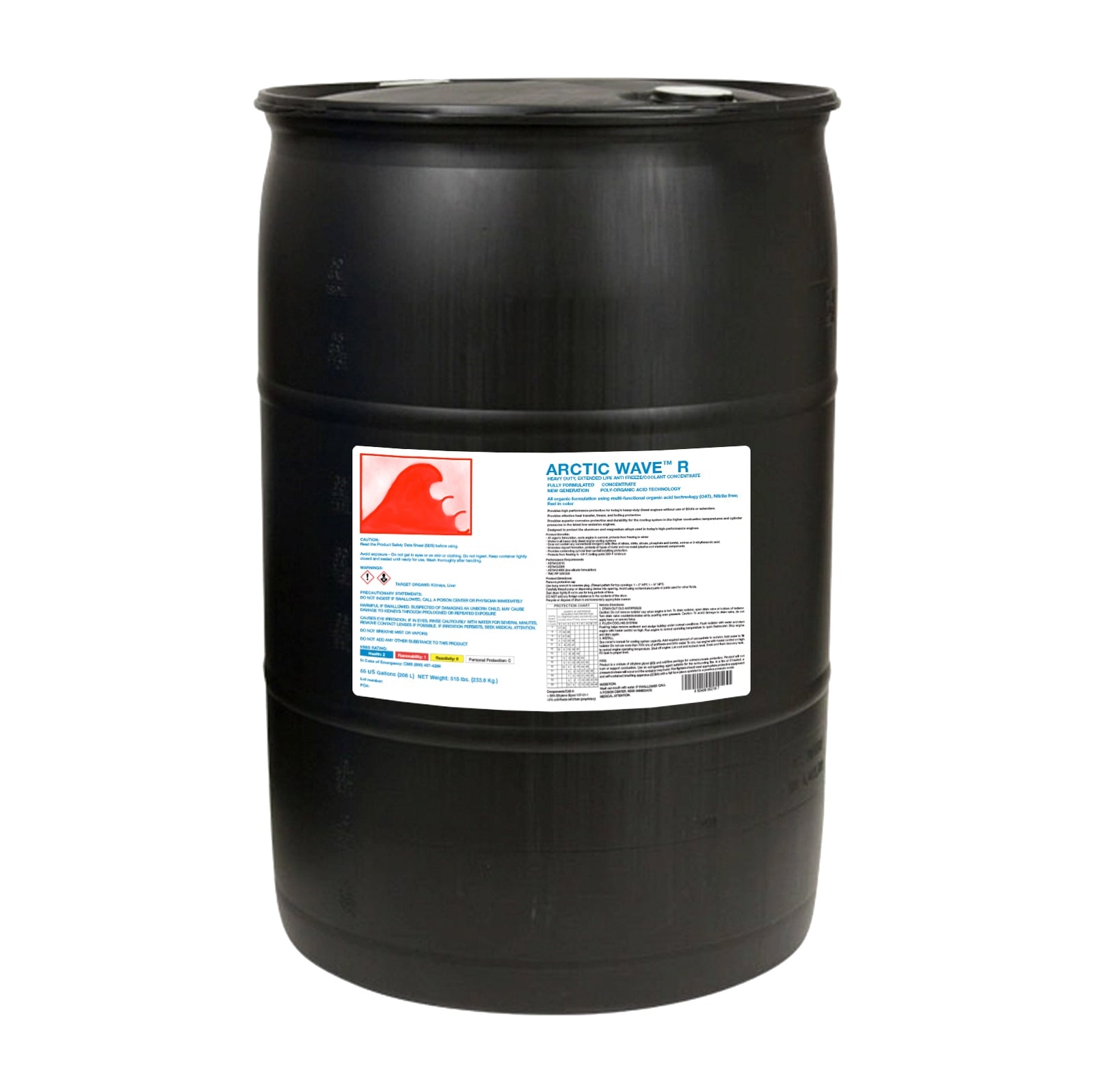 Red HD, Concentrate, ELC Antifreeze/Coolant – 55 Gallon Drum