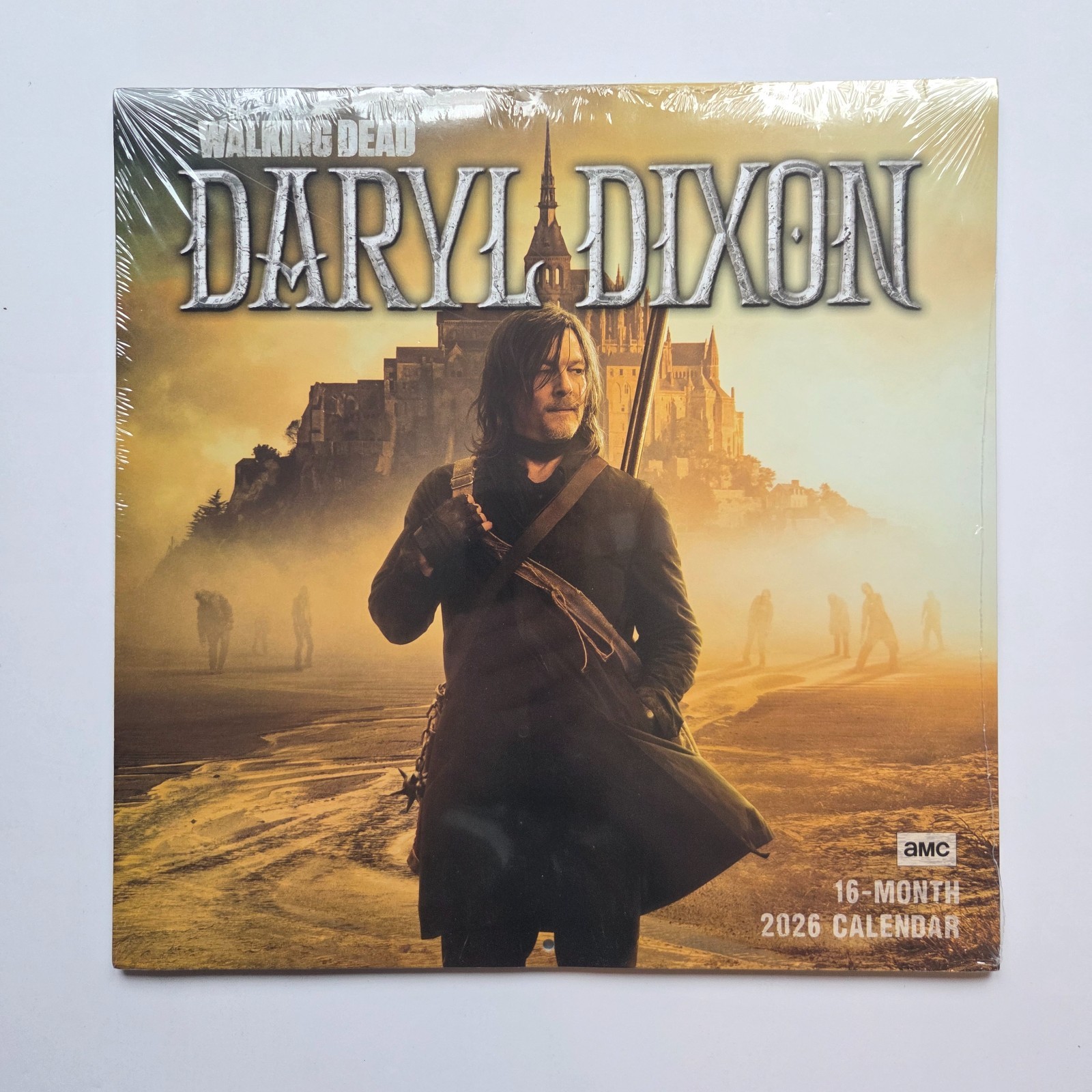 * NEW Sealed * Walking Dead Daryl Dixon 2026 Wall Calendar 16-month 12 x 12