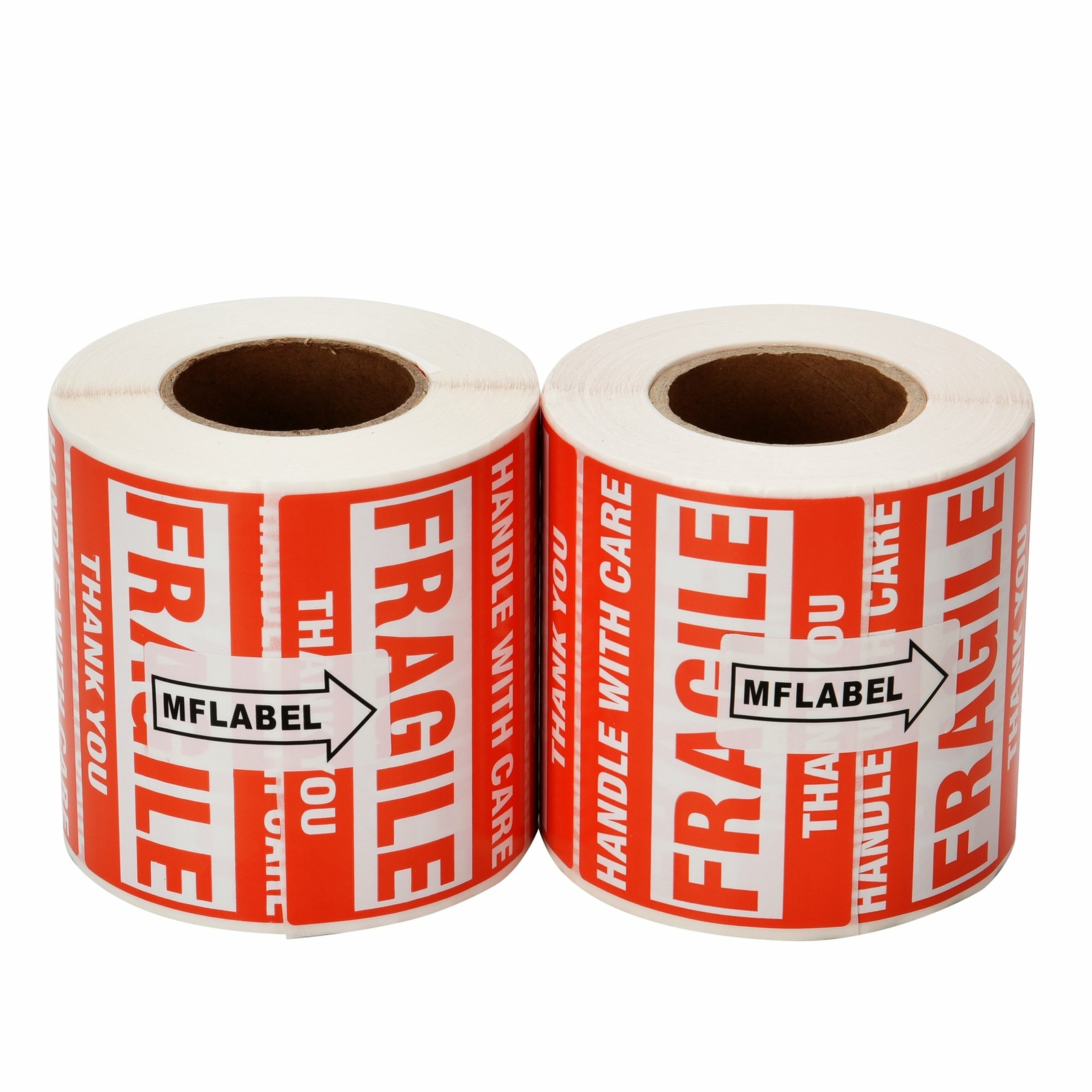 Fragile Shipping Labels 2×3 1000ct Oil-Proof Self Adhesive Handle with Care