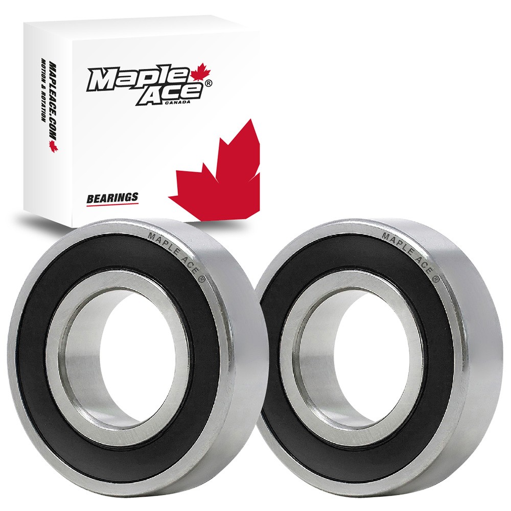 6204-12-2RS Ball Bearing 3/4″ x 47mm x 14mm 6204 3/4″ 2RS Rubber Sealed (Qty 2)