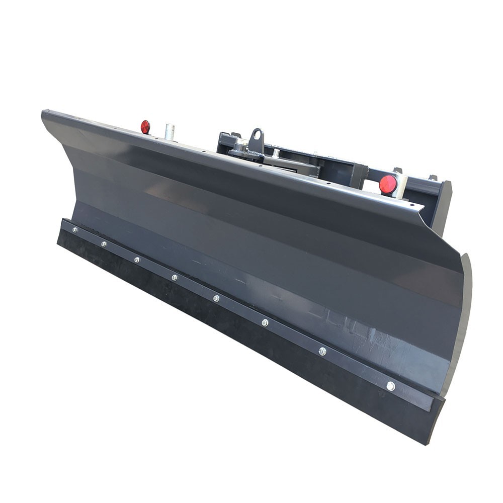 AGT 84in Hydraulic Skid Steer Snow Plow For Mini Skidsteer Attachment Universal