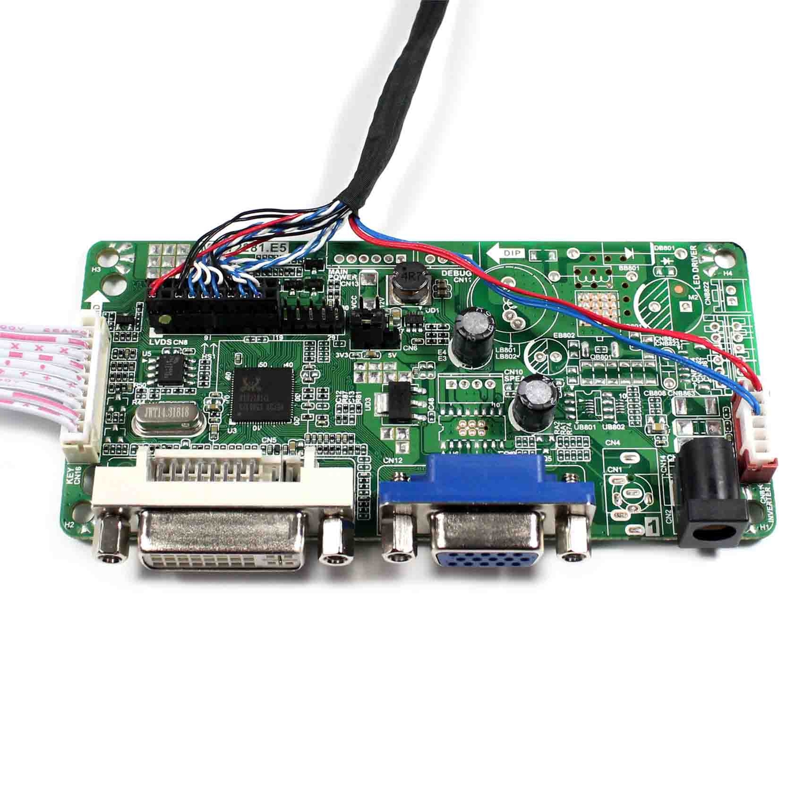 DVI VGA LCD Controller Board Work For 12.1″ LQ121S1LG75 800×600 LCD Screen