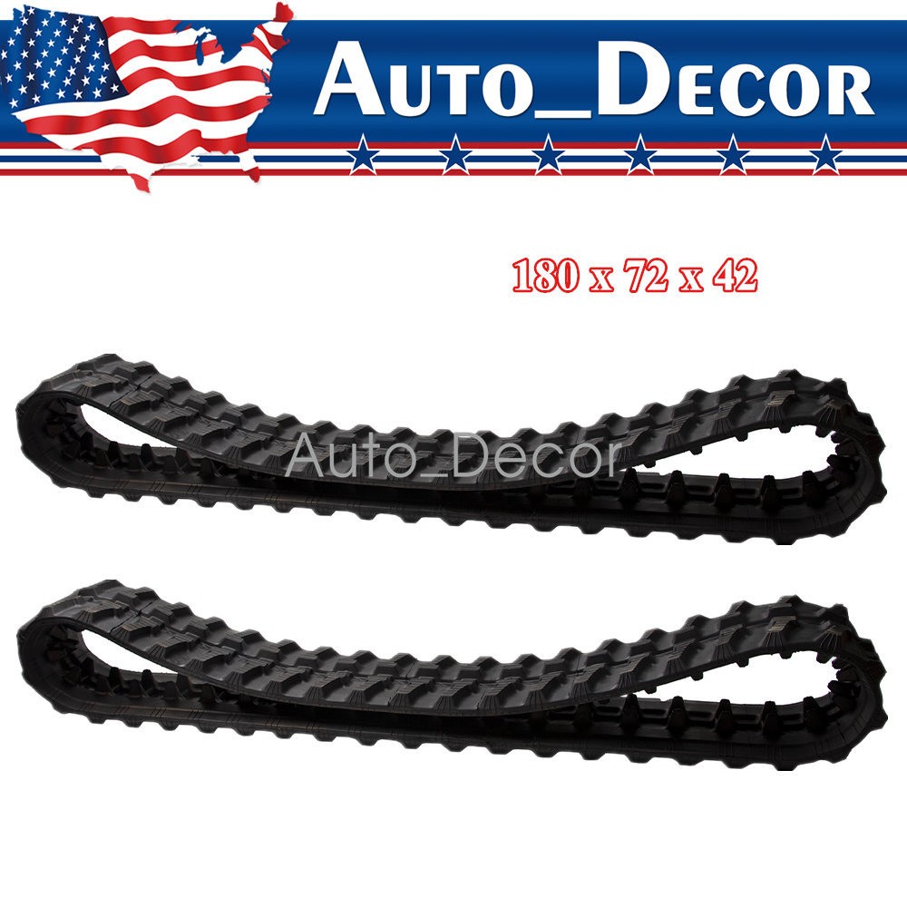 2 Rubber Tracks FOR DITCH WITCH SK-650 SK650 180x72x42 1807242