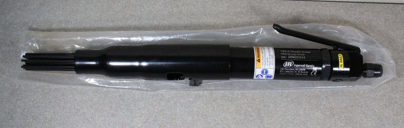 Ingersoll Rand 125-A Pneumatic Air Needle Scaler Brand New No Box