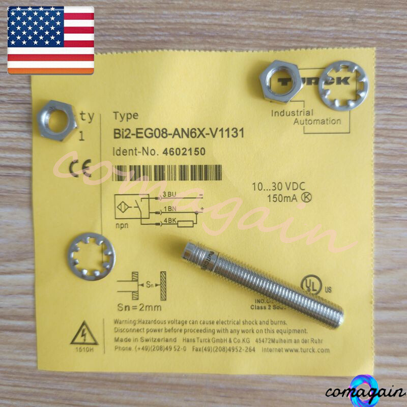 1PCS Inductive Sensor For Turck BI2-EG08-AN6X-V1131 Bi2EG08AN6XV1131 | 4602150