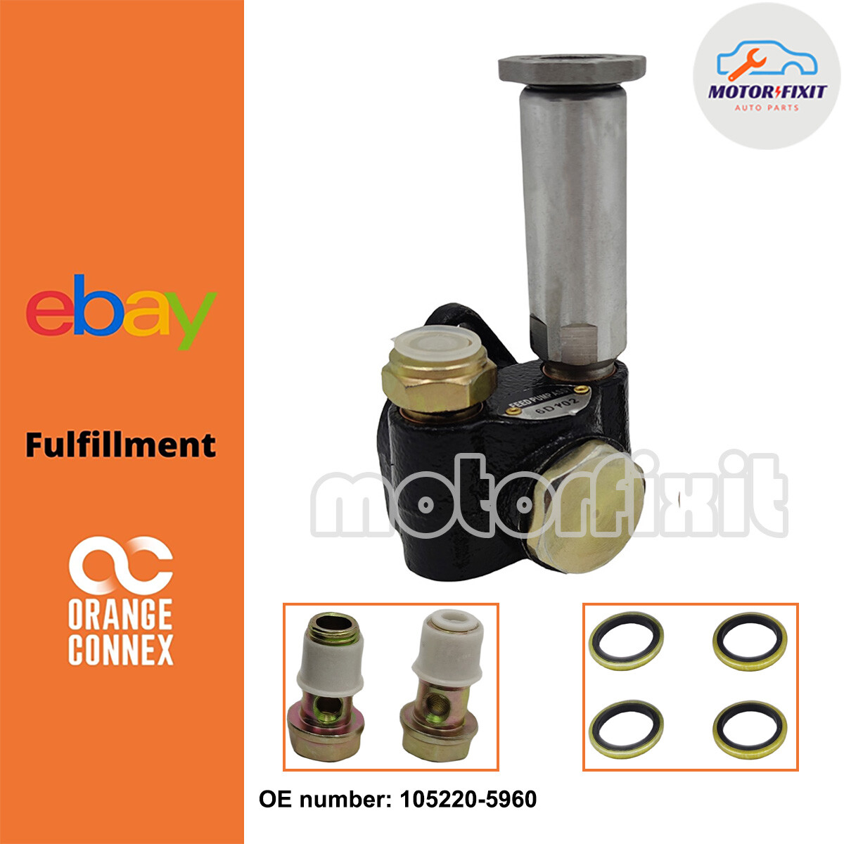 Fuel Feed Pump for Komatsu PC200-5 PC200-6 PC220-6 6D102 105220-5960 105220-5001