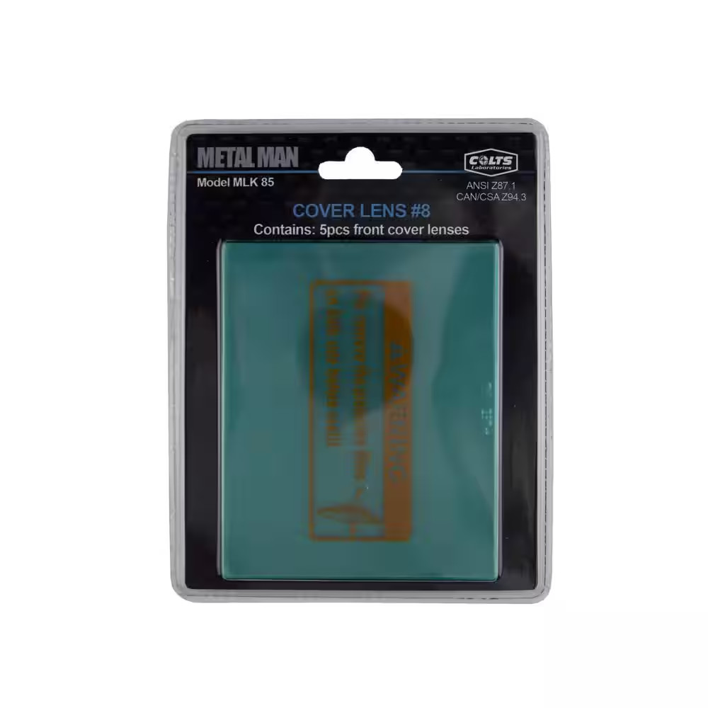 Clear Cover Lens 5-PACK For Welding Helmet Prevent Damage Auto-Darkening MLK85