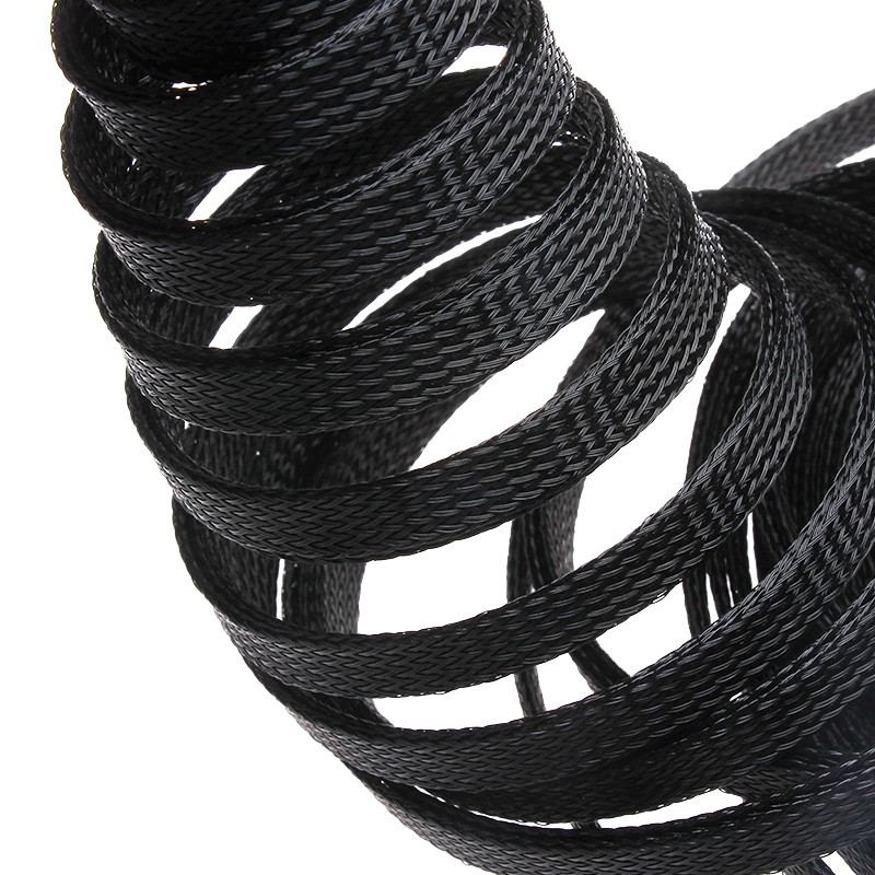 10-100FT Expandable Braided Cable Sleeve PET Wire Loom Organizer Cord Management