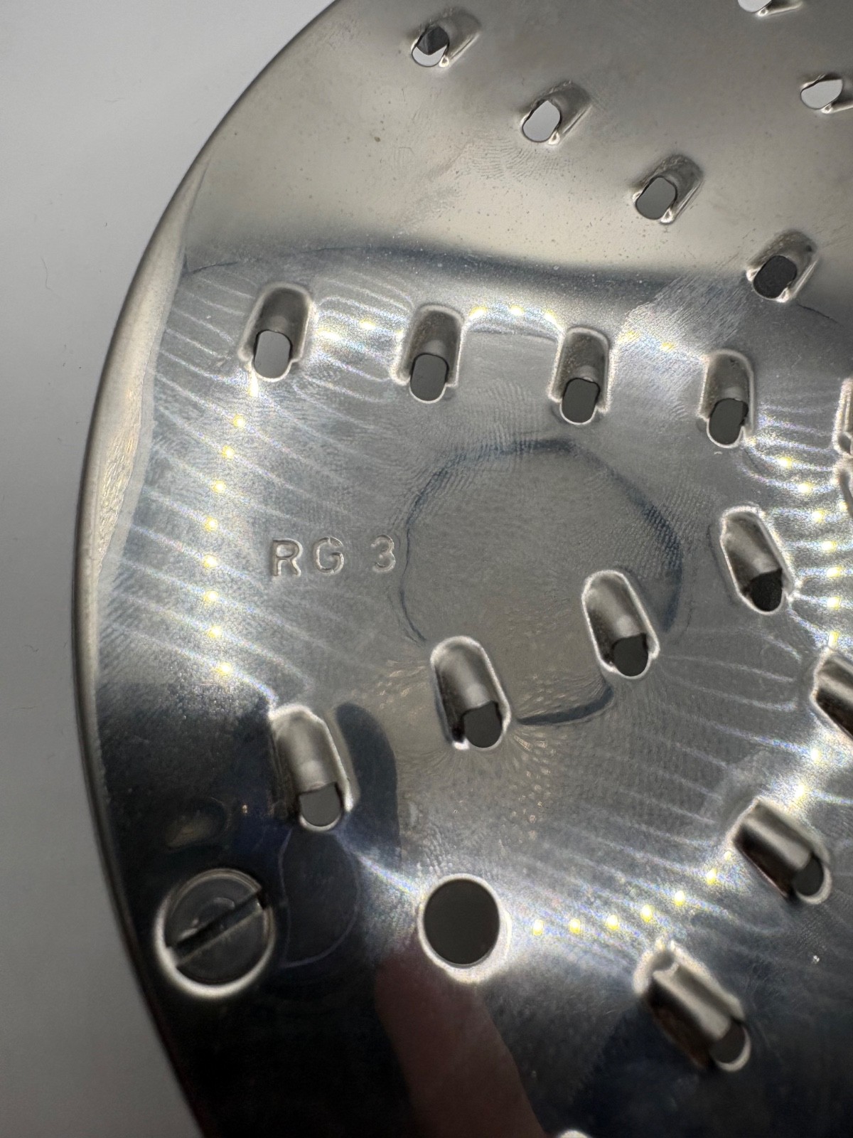 Robot Coupe Grating Disc – RG3 3mm 1/8″ Diameter Food Processor Grater