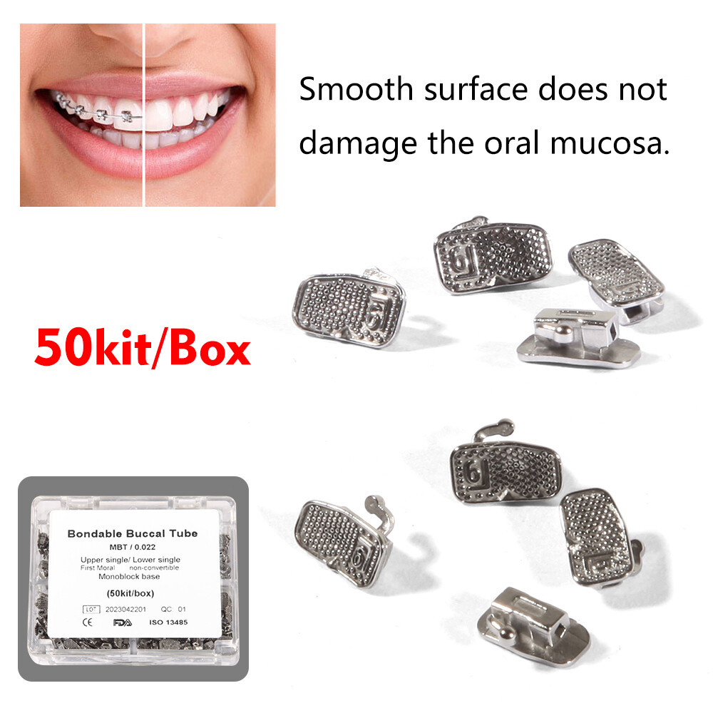 Dental Orthodontic Buccal Tube 1st Molar Single Bondable MBT 022 Monoblock