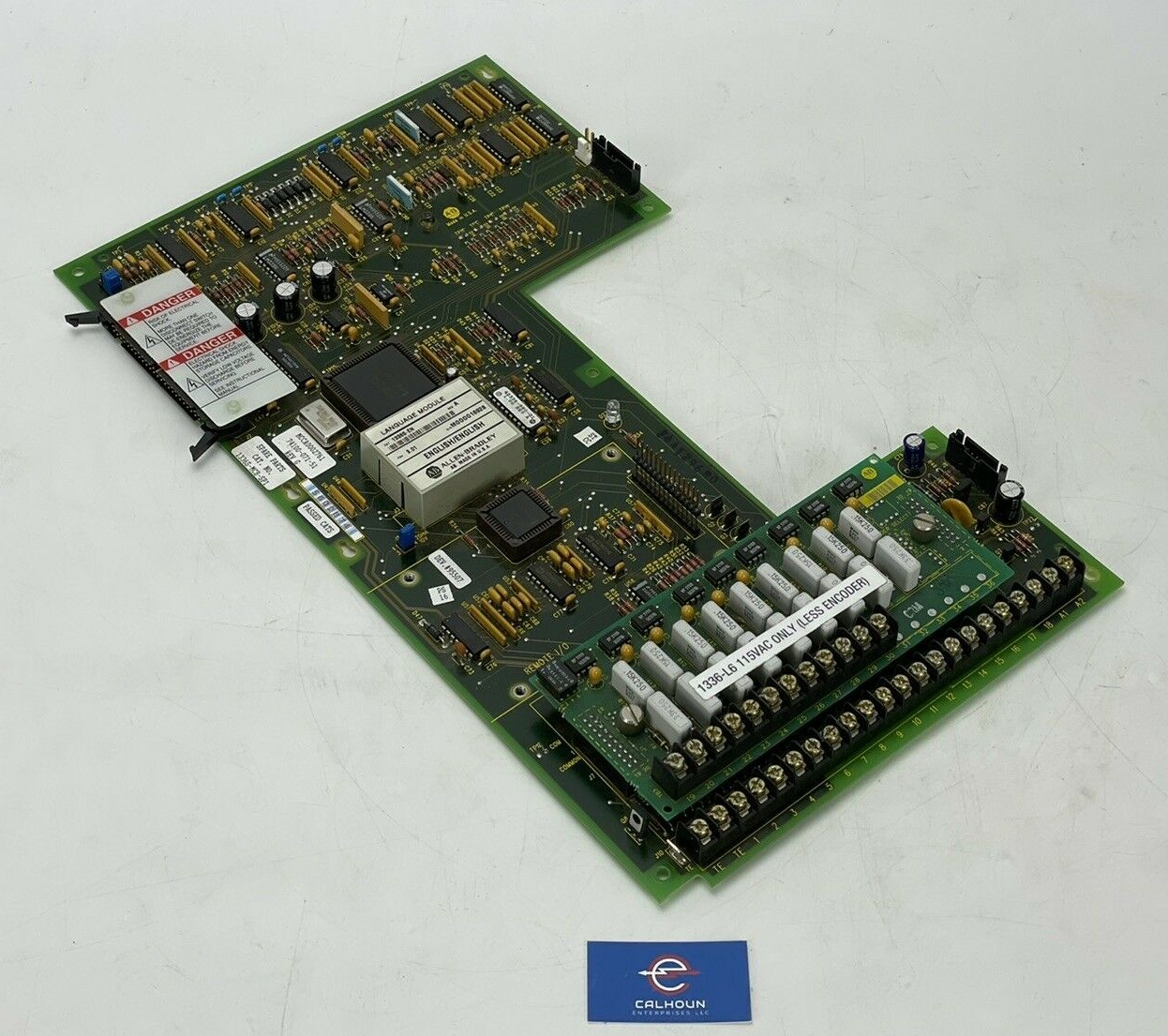 Allen Bradley 74100-071-51 Circuit Board w/ English Language Module 1336S-EN4