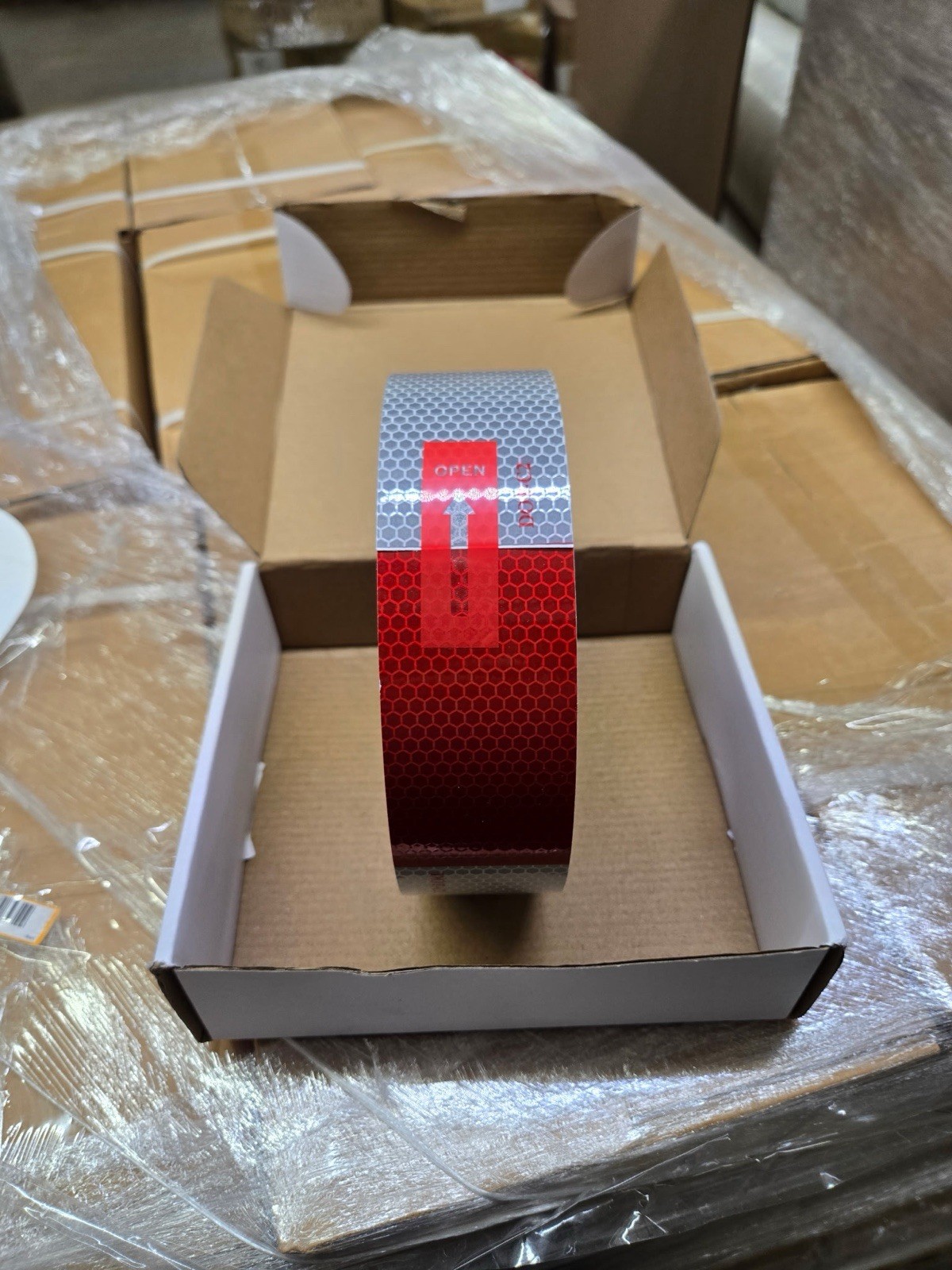 Conspicuity Tape DOT-C2 Approved Reflective Trailer Red White 2”x150’ -1 Roll