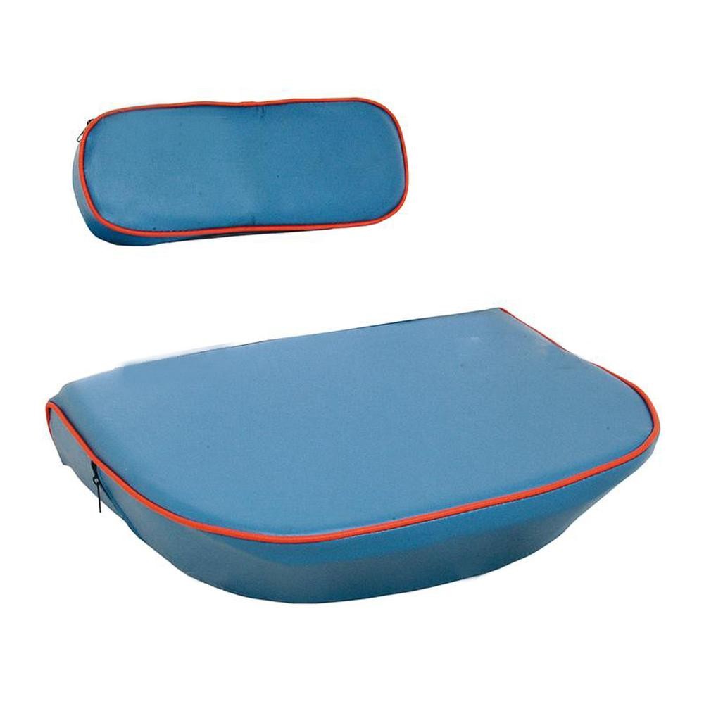 S.66517 Cushion Set, Fits Ford, Blue W/ Orange Fits Ford/New Holland