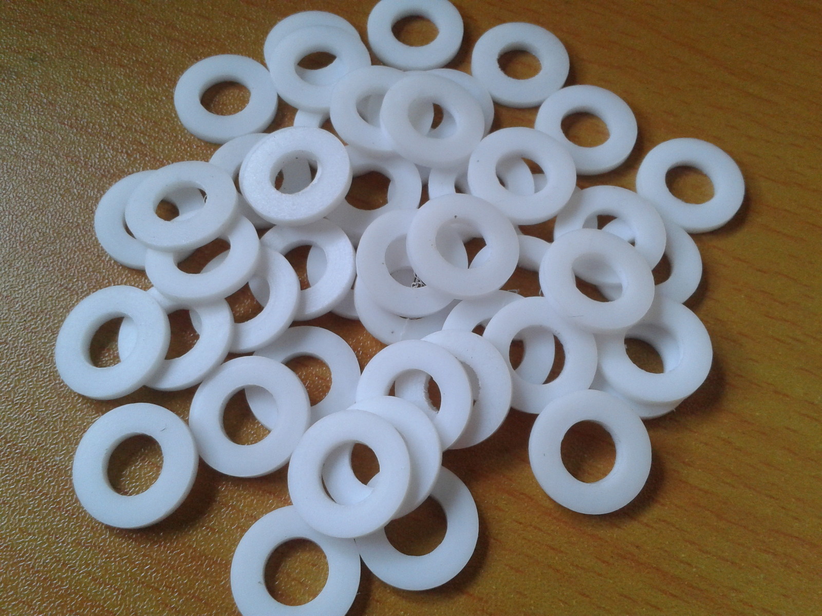 50 pcs New PTFE 1/4 ” Washer Gasket 6mm x 12mm x 2mm ID6 OD12 H2 mm