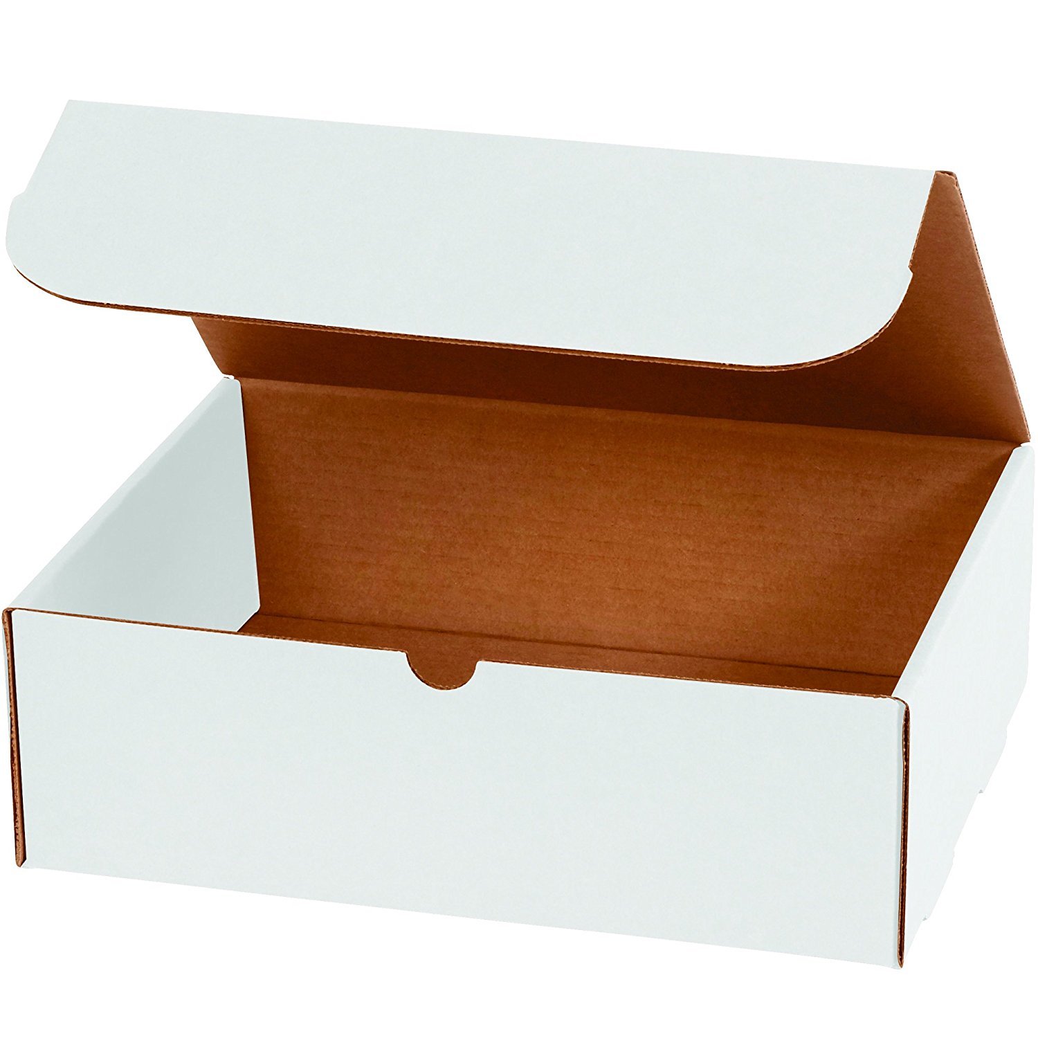 10x4x4 White Corrugated Shipping Mailers Packing Box Boxes Folding 100 To 1000