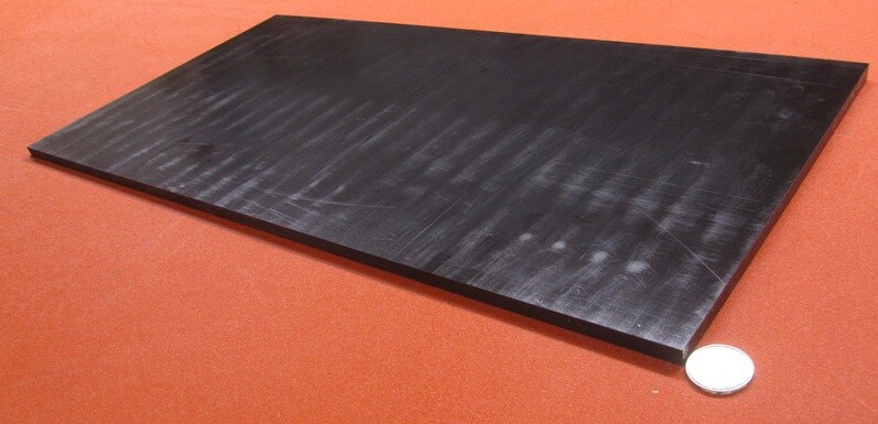 Tivar UHMW PE Black Sheet .375″ (3/8″) Thick x 12″ Wide x 24″ Length