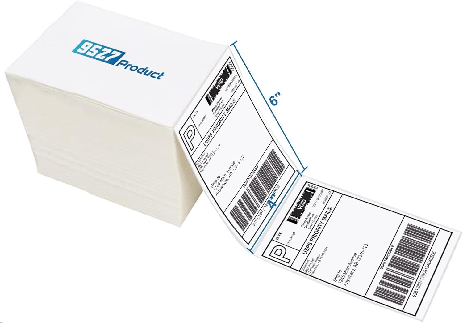 4×6 Thermal Fold Shipping Labels, Pack of 500, with Nelko, JADENS, ASprink, P…