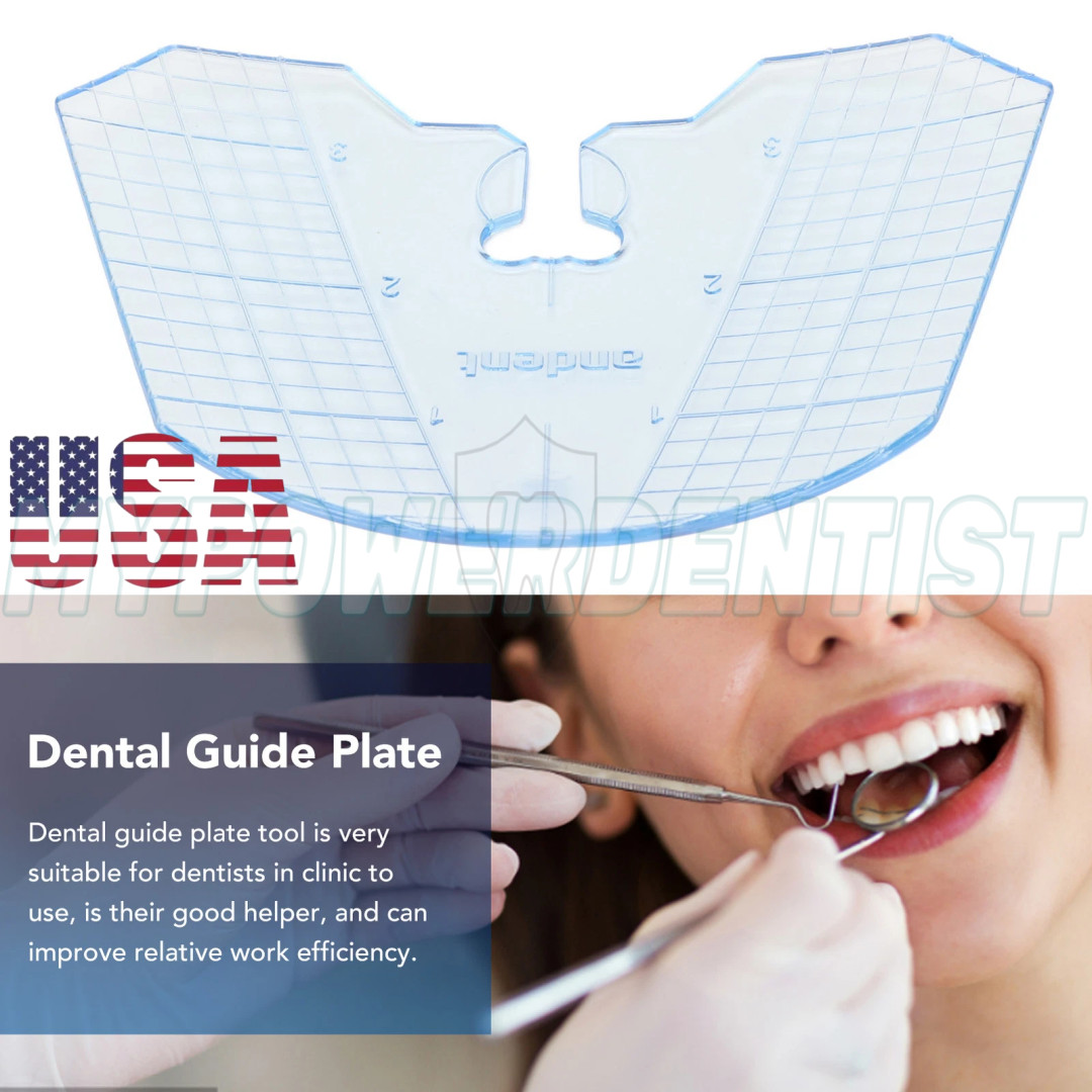 2Sets Dental Guide Template Plate Denture False Teeth Arrangement Articulator