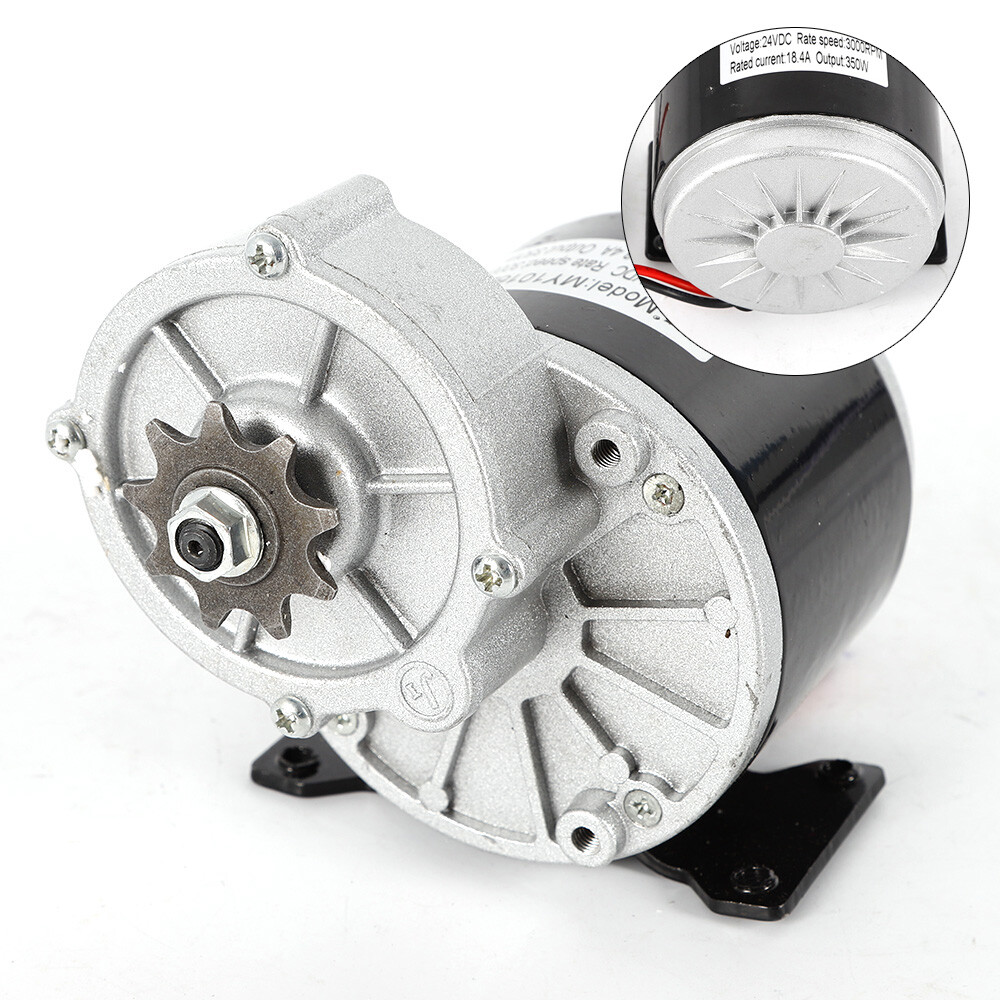 350w 24v 2 Poles Brushed Motor Electric Vehicle Geared Motor Decelerate Motor