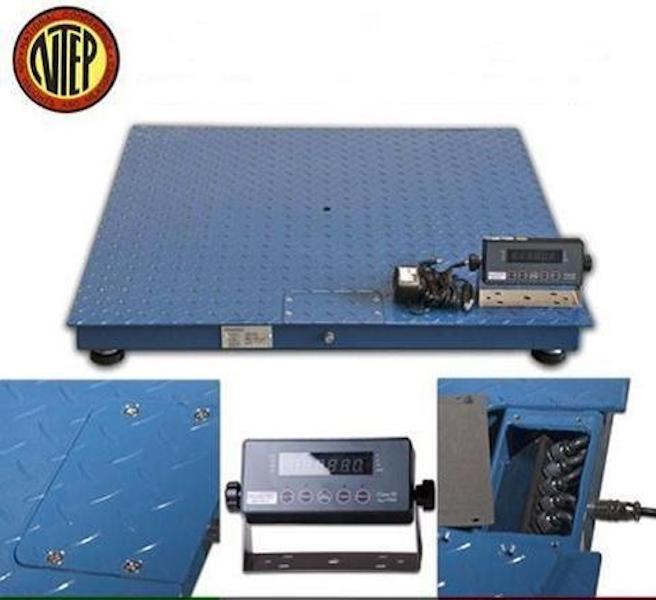 5000 Lbs NTEP Industrial Floor Scale Legal Trade 4′ X 4′ 1 Lb Accuracy Free Ship