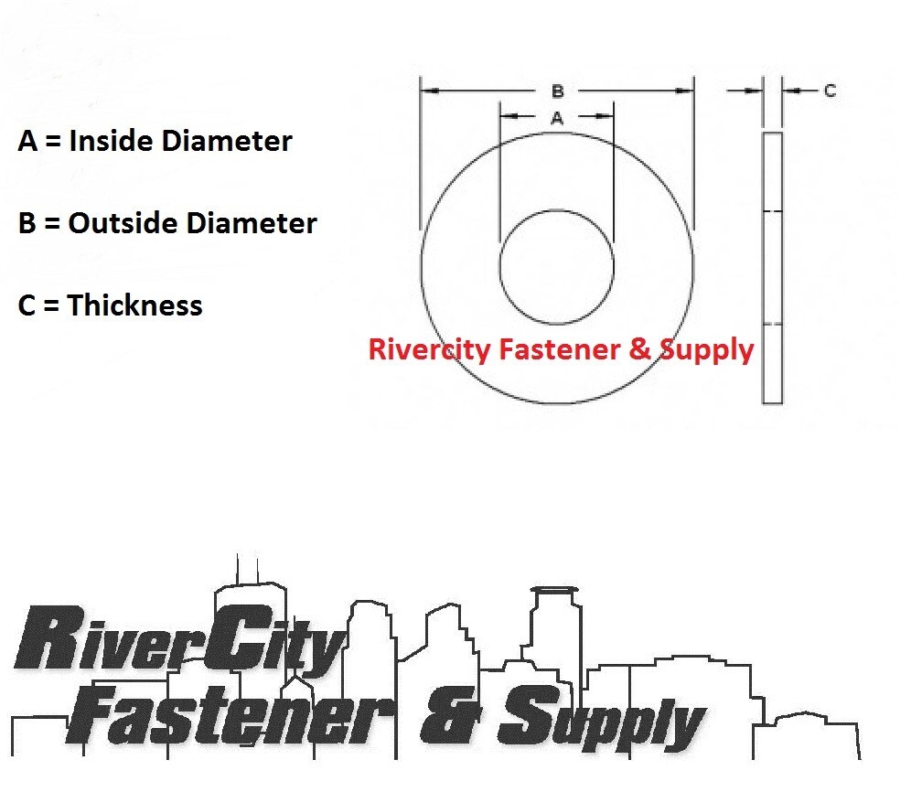 (50) 3/8 Inch Grade 8 USS Flat Washers 3/8″ Thru Hardened Washer Yellow Zinc