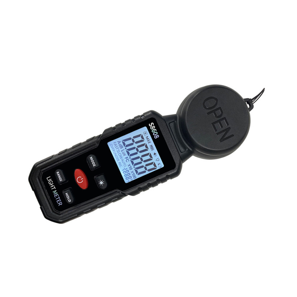 S8608 Light Meter with Dual Unit Display Lux FC Suitable for Labs Field