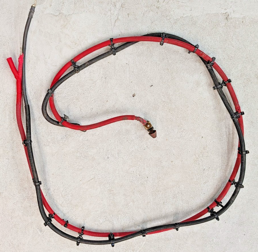 10 Foot Inverter Power Cable Set 1/0 AWG Gauge Battery Copper Wire W Buss Fuse