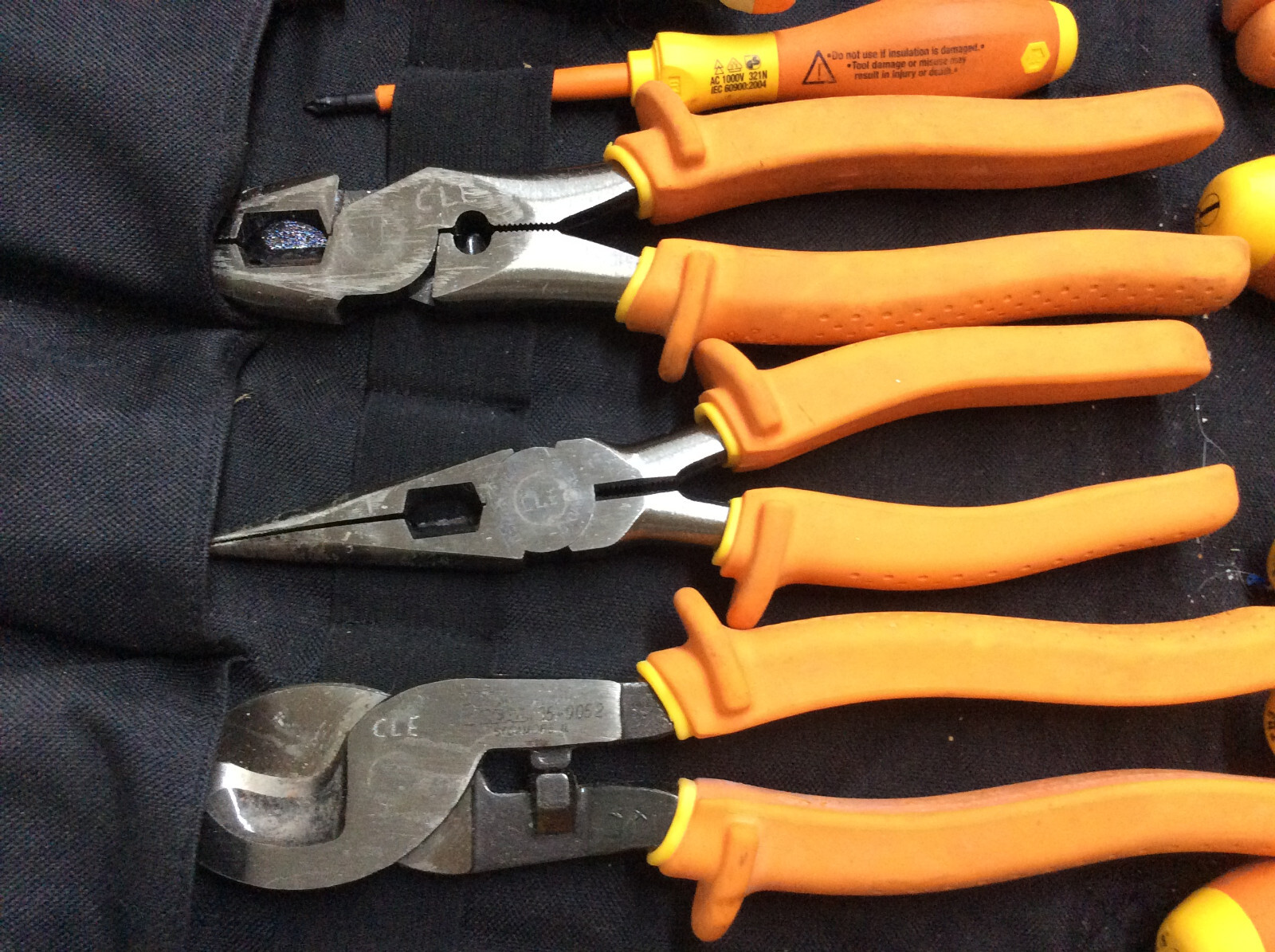 Ideal Journeyman Tool Kit Insulated 15 Piece 1000v WITH CARRYING CASE BAG