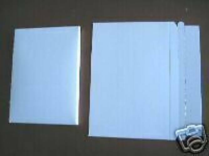 200 SINGLE 14MM DVD CASE CARDBOARD MAILER, WHITE – JS90