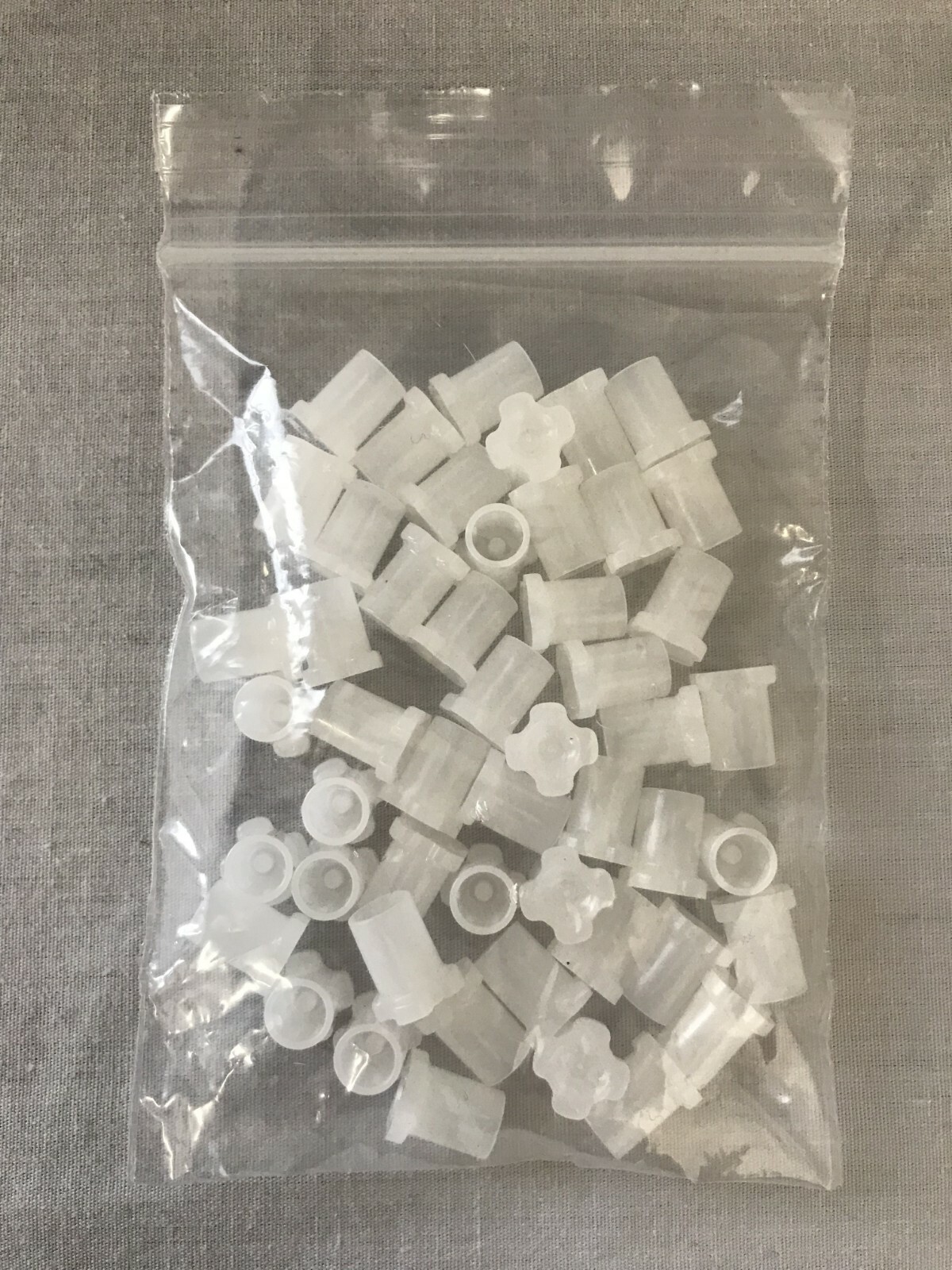Becton-Dickinson BD 1ml Syringe Clear Tip Caps ONLY 50 Pack