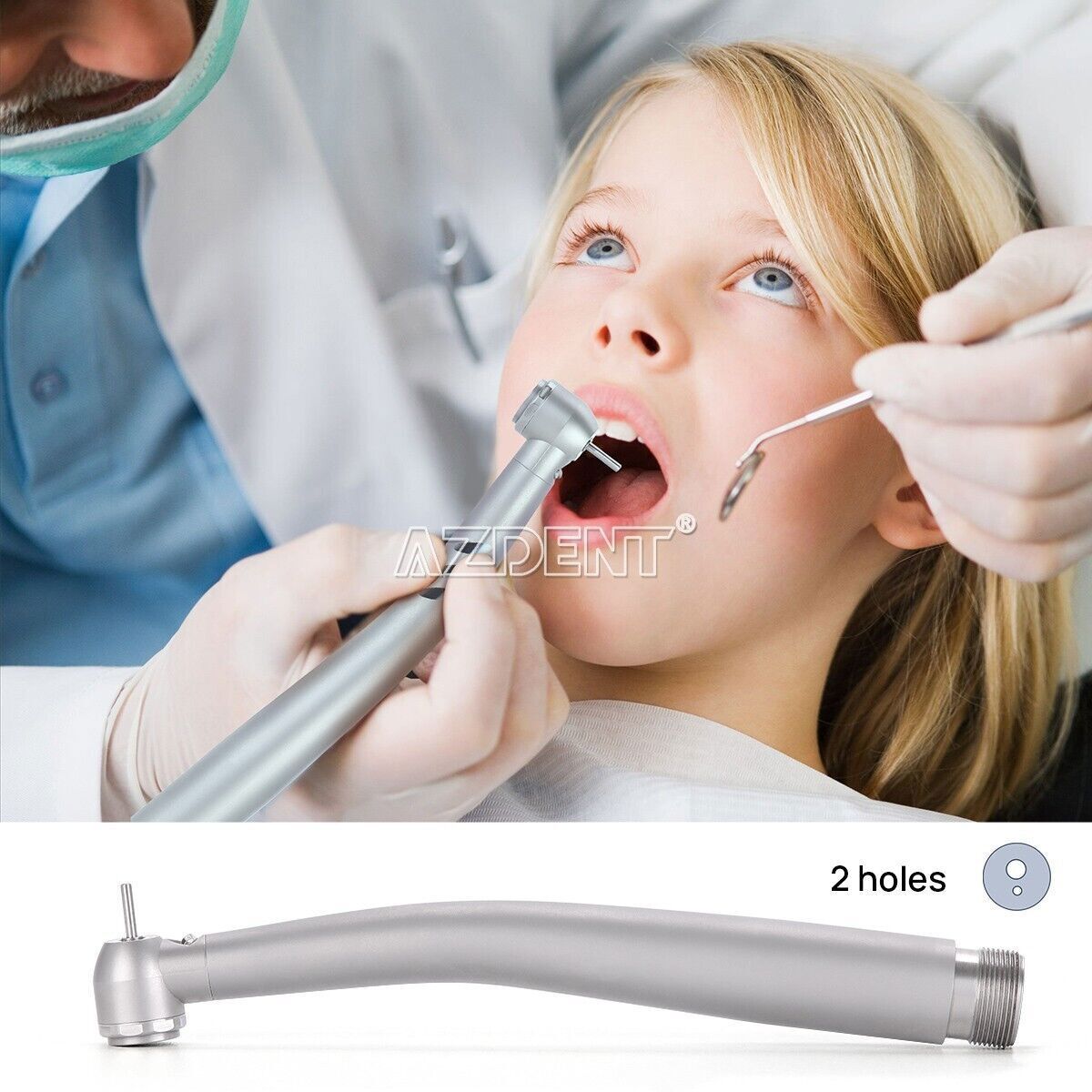 Joydental Dental E-generator LED High Speed Handpiece/ 20Types FG Diamond Burs