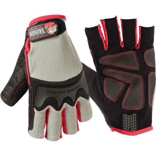 Grease Monkey Pro Fingerless Gloves – Landscaping Gloves, Auto Mechanic Gloves