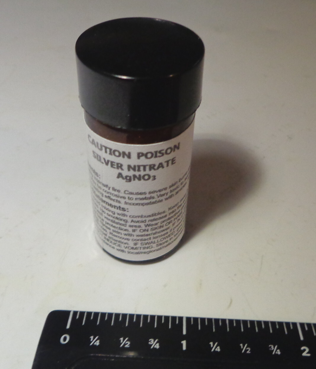 Silver Nitrate 25 grams Lab Chemical AgNO3 Photo Developing Rechroming