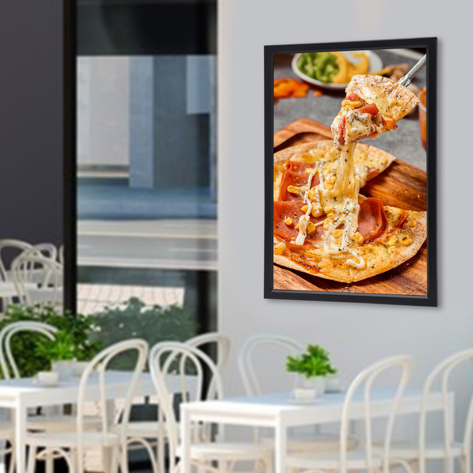 24×36″ / 18×24″ LED Backlit Movie Poster Art Picture Frame Light Box Wall Mount