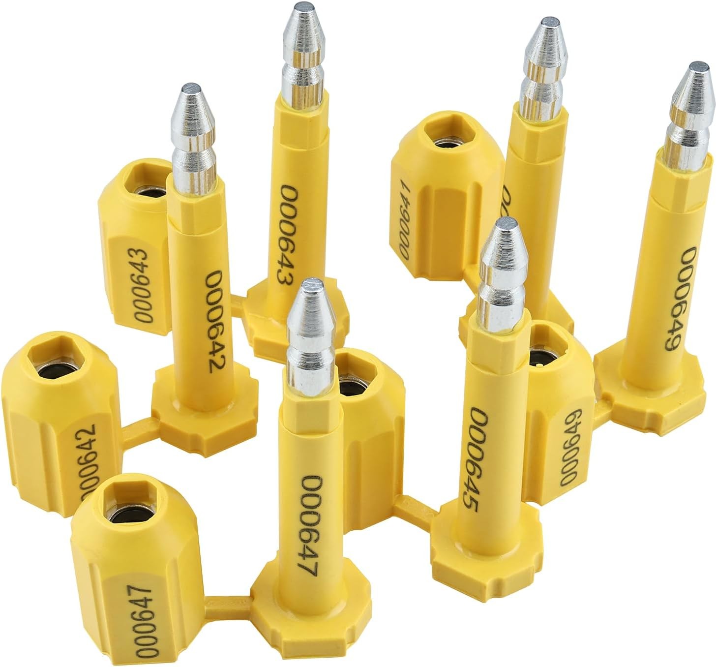 100Pcs Bolt Shipping Seal Disposable Container Seals for Trucks Trailers