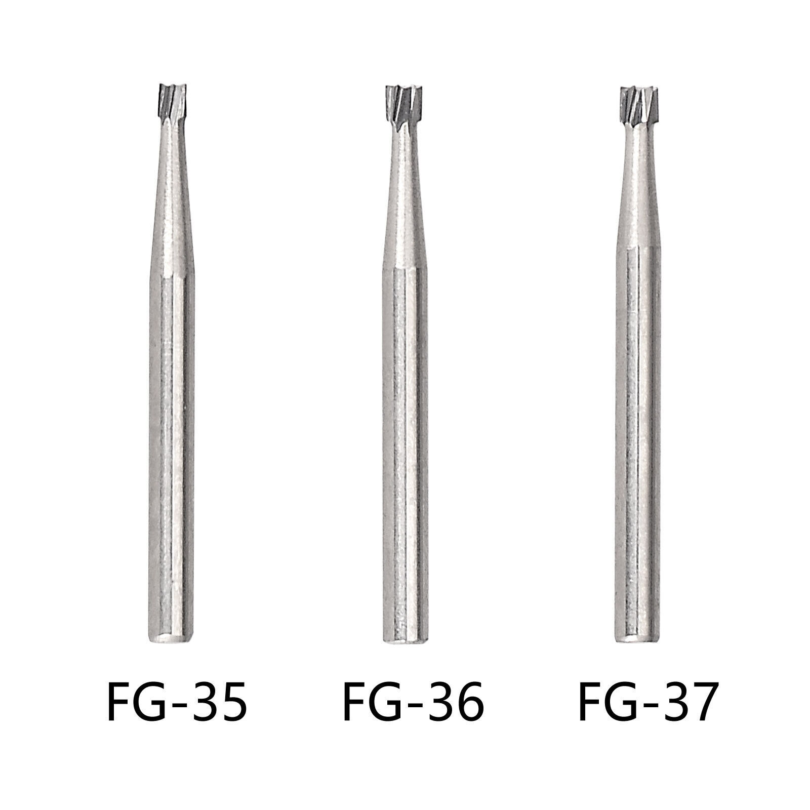 Dental Tungsten Carbide Inverted Cone FG Bur FG 35/36/37/38 High Speed Handpiece