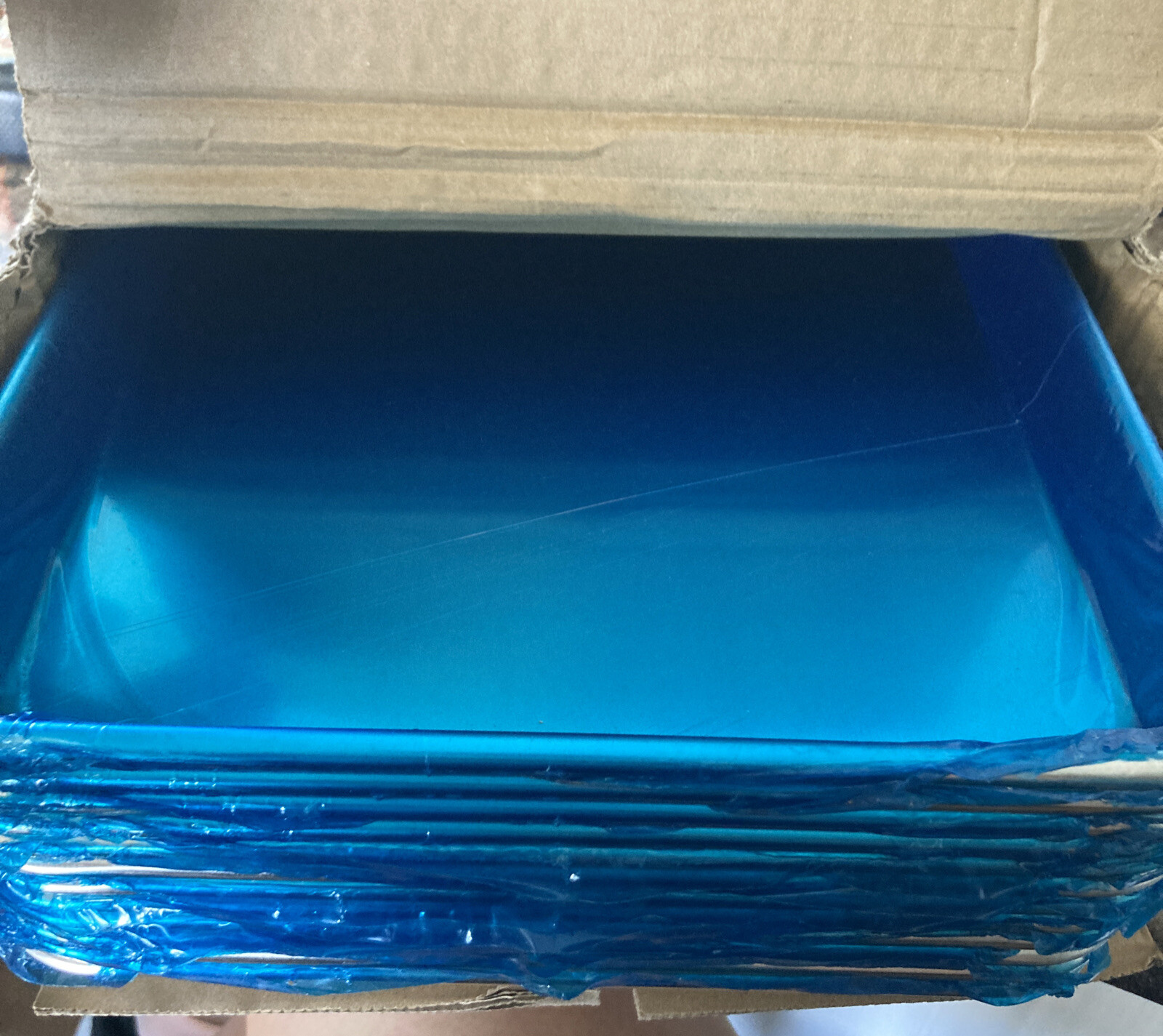 12 Choice 9-1/2” X 13” Quarter Size Sheet Pan 19 Gauge Aluminum Bun Baking Tray