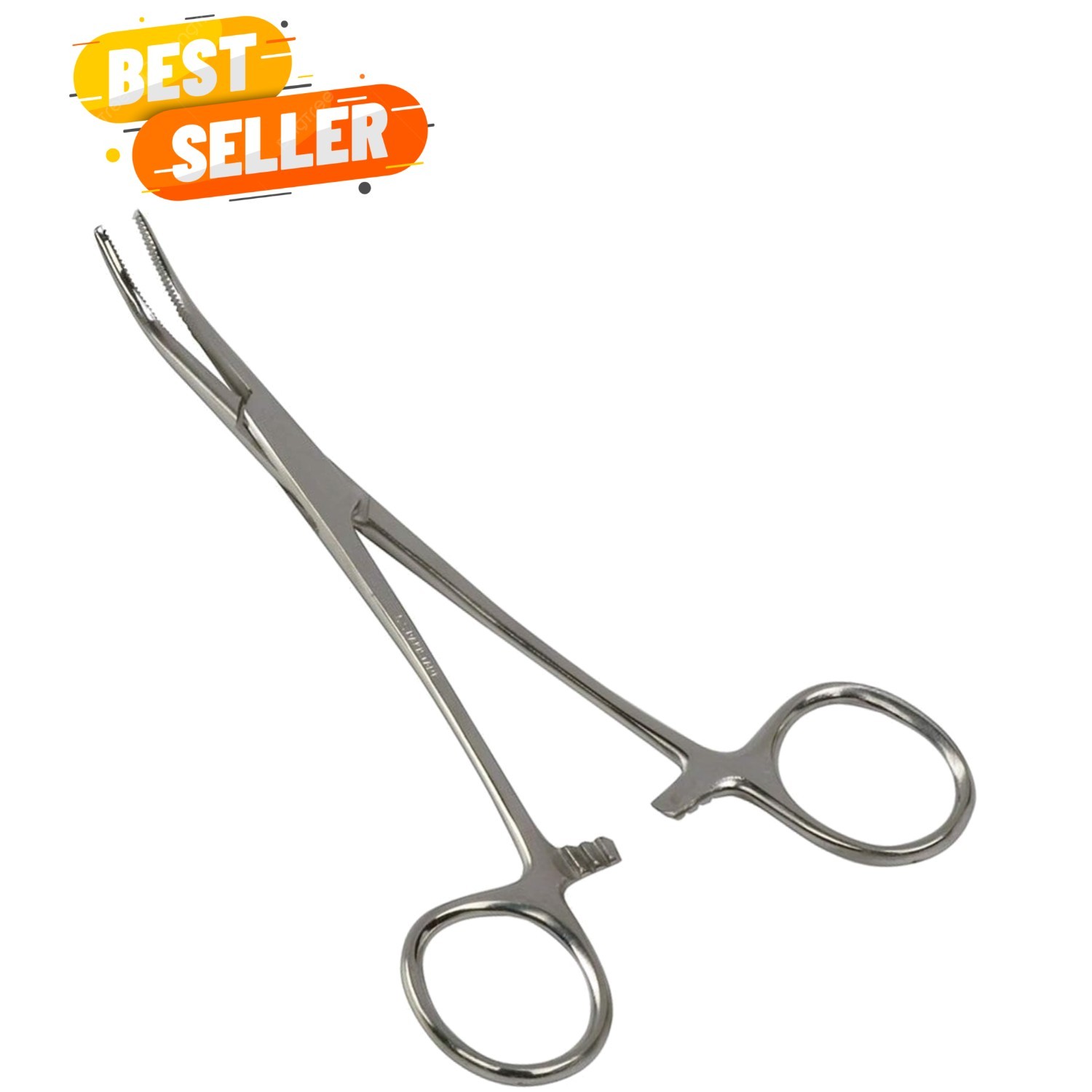 Curved Locking Tweezers Clamp 5.5″ – Surgical Precision for Home & Medical Use