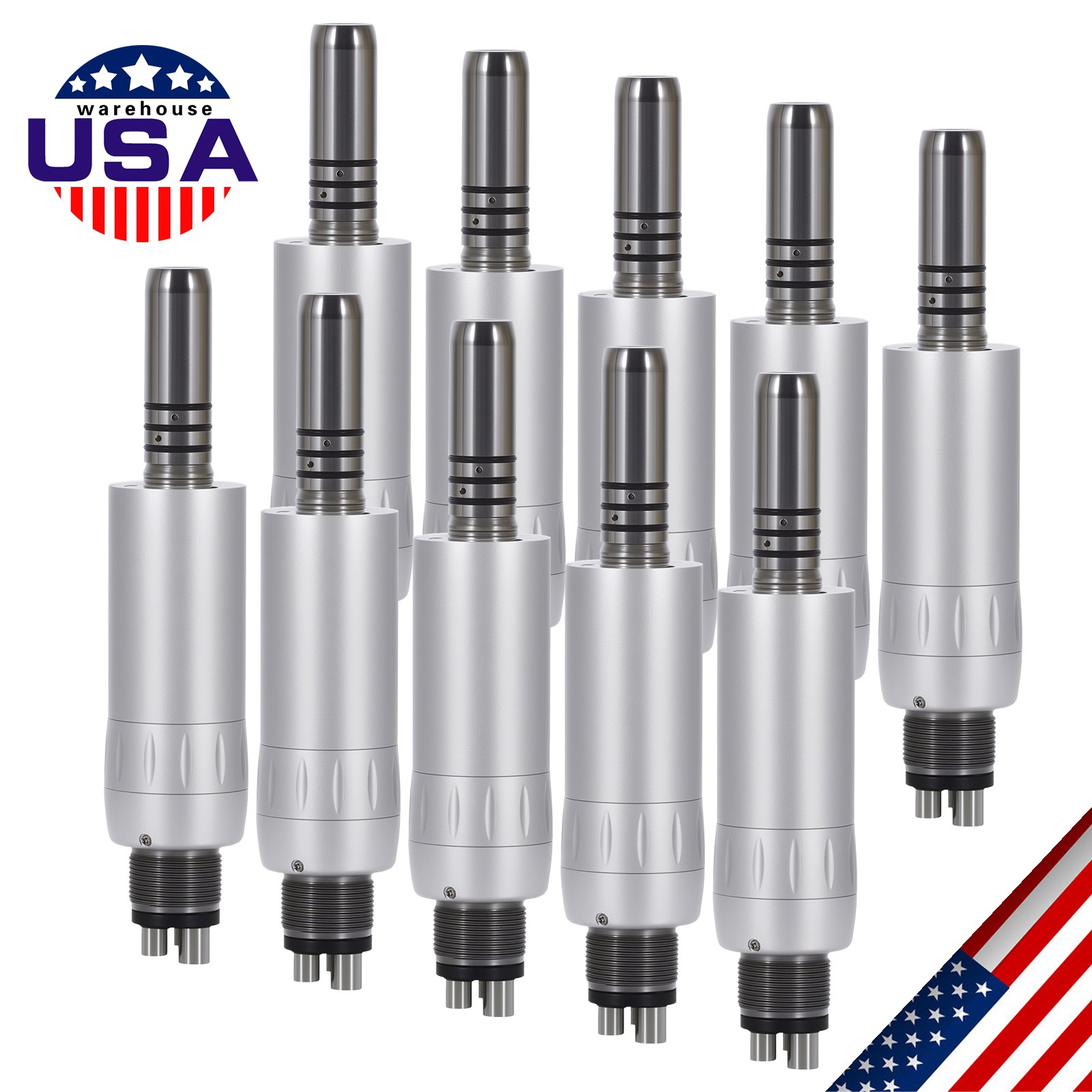 1-10* Dental Inner Channel E-type Air Motor Handpiece 4 Hole Low Speed E-type