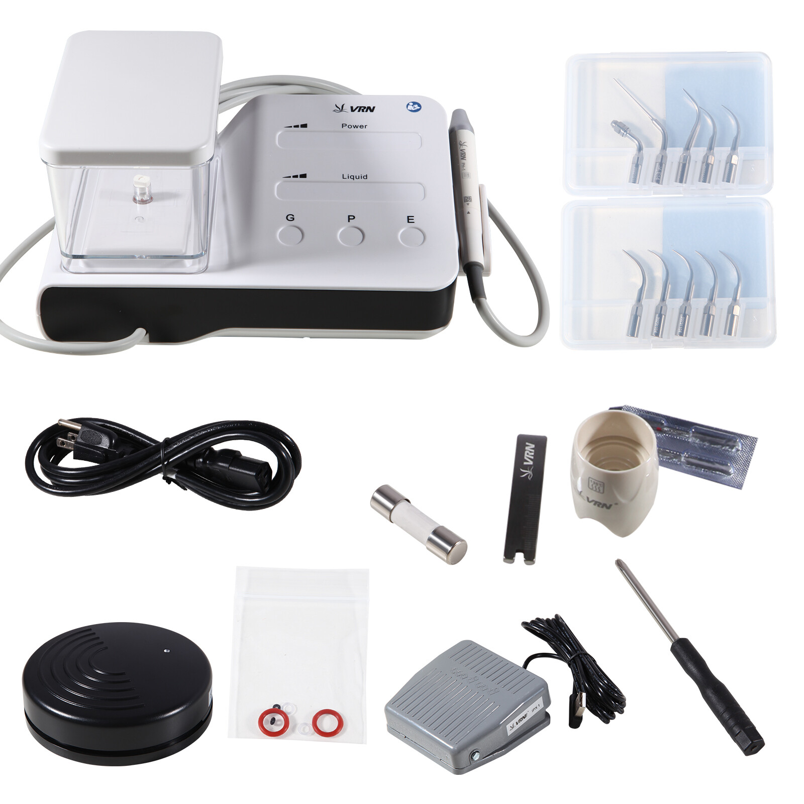 LED Dental Ultrasonic Piezo Scaler Handpiece Bottles Fit EMS Cavitron Woodpecker