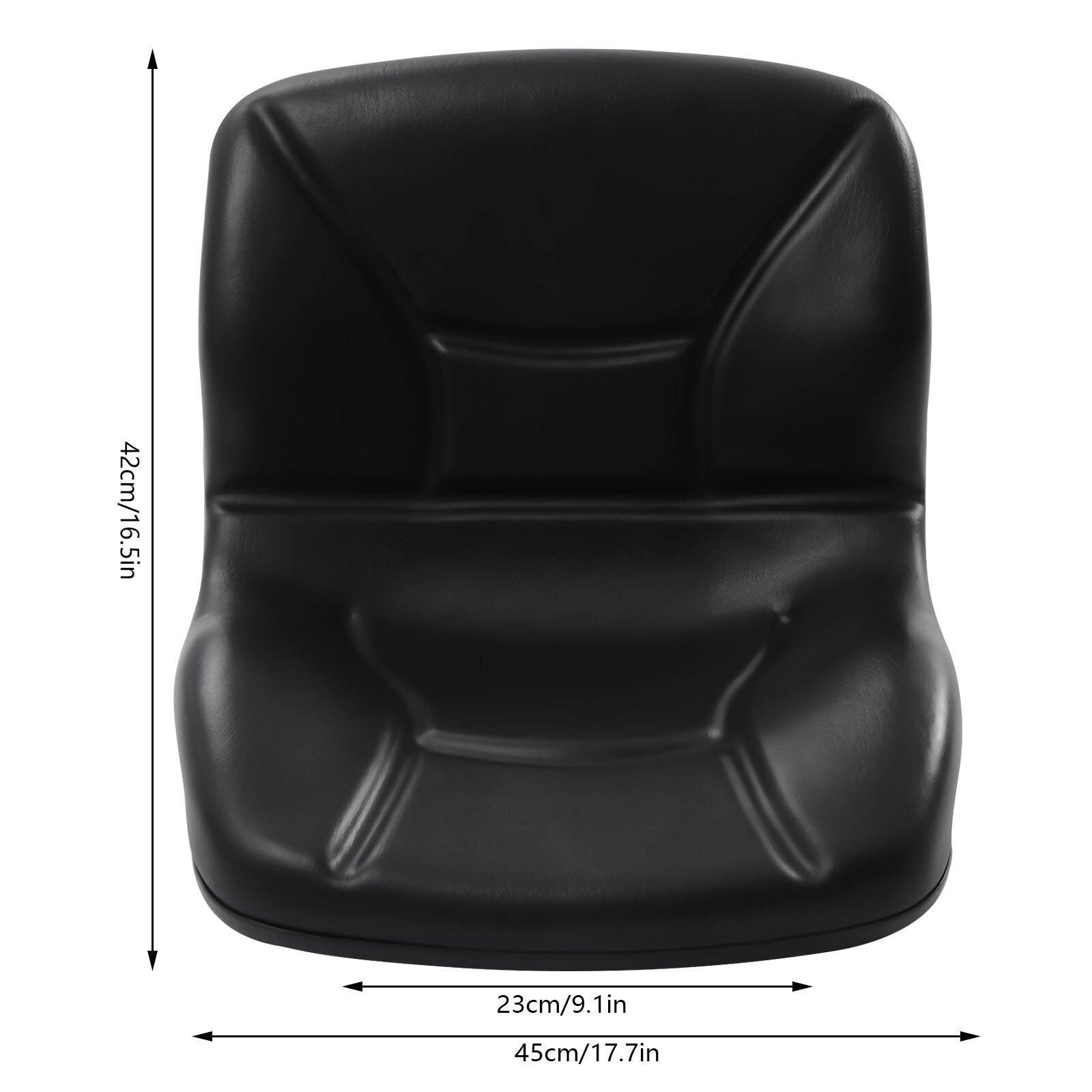 Black High Back Seat for John Deere 650 750 850 950 1050 Compact Tractor