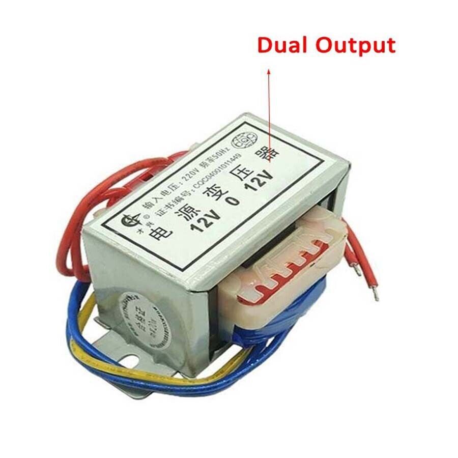 Power Transformer AC 110V/220V/380V IN 6V-36V Out 1W~100W Single/ Dual Output